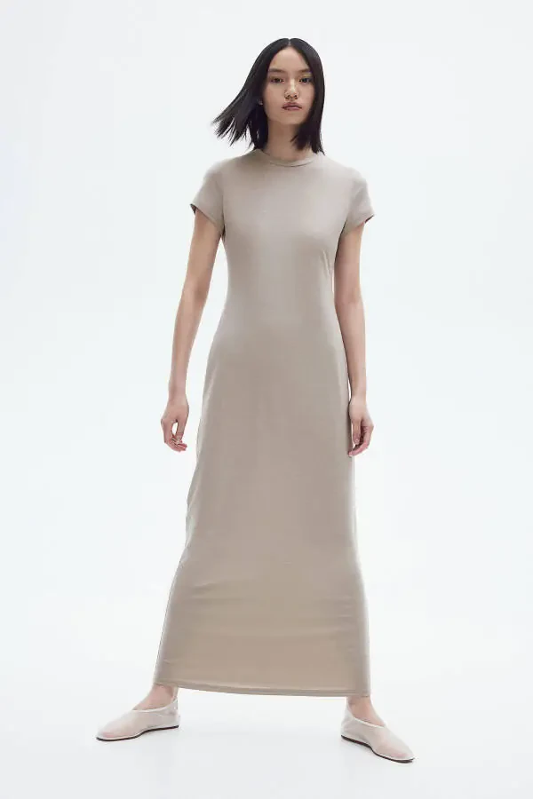 Обтягивающее платье из джерси - 1
