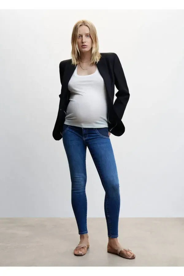 Обтягивающие джинсы для беременных - 2