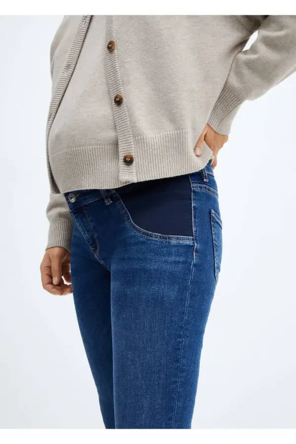 Обтягивающие джинсы для беременных - 7