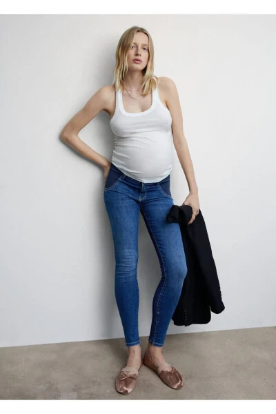 Обтягивающие джинсы для беременных - 8