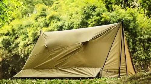 Hot Tent with Stove Jack – 4 Season Waterproof & Windproof Shelter for 1–4 People, Lightweight for Camping, Hiking, Hunting & Fishing - 6