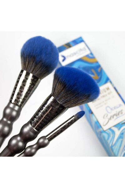 Ocean 3-Piece Makeup Brush Set Nasbrushset123 - 5