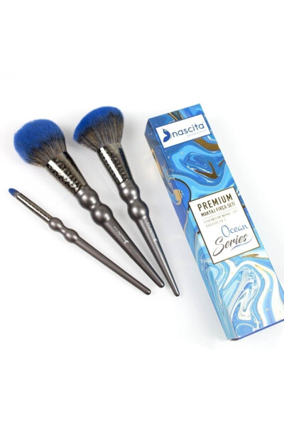 Ocean 3-Piece Makeup Brush Set Nasbrushset123 - 6