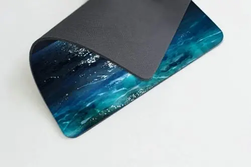 Ocean and Moon Mouse pad Moslashtirilgan sichqoncha kompyuterlar noutbuklar ofis stol aksessuarlari uchun sirpanmaydigan kauchuk asosli sichqoncha yostiqchalari - 3