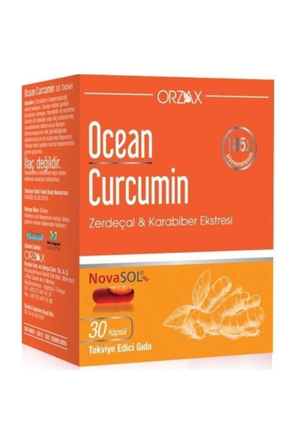 Ocean Curcumin Zerdeçal Ekstresi 30 Kapsül - 1