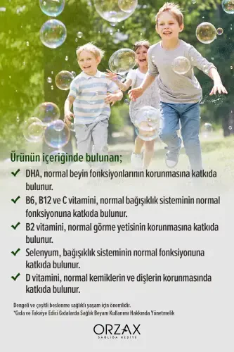 Multi — Multivitamin Multimineral + Omega3 Balık Yağlı, Ballı Portakal Aromalı Şurup 150 ml - 4