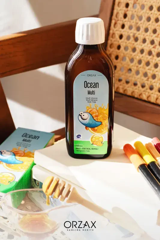 Ocean Multi Syrup Honey Orange Flavored Fish Oil 150 Ml - 5