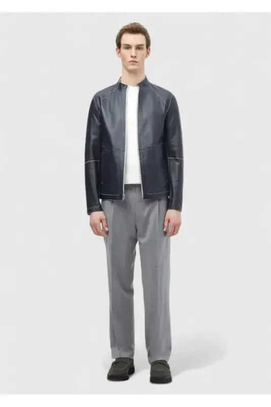 Ochik kulrang teri palto - 4