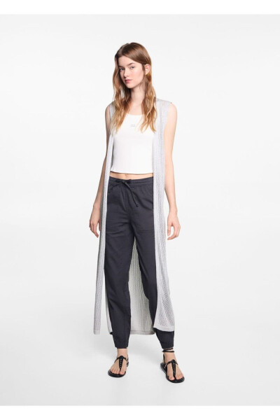 Ochiq dantelli Lureks yelek - MANGO TEEN (1)