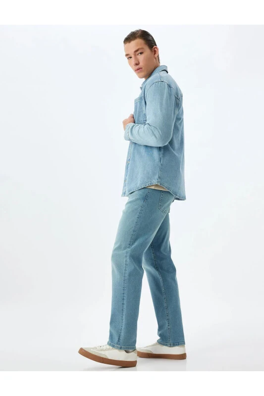 Ochiq Indigo Erkaklar Jinsi 5WAM40119ID-OCHIQ INDIGO - KOTON