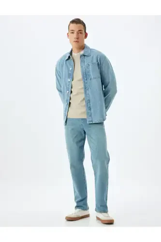 Ochiq Indigo Erkaklar Jinsi 5WAM40119ID-OCHIQ INDIGO - KOTON (1)