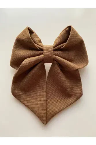 OCHIQ QAHVA RIBBON TO'QASI / FIONK TO'QASI / TO'QA / AKSESUAR - QAHVARANGI - 2