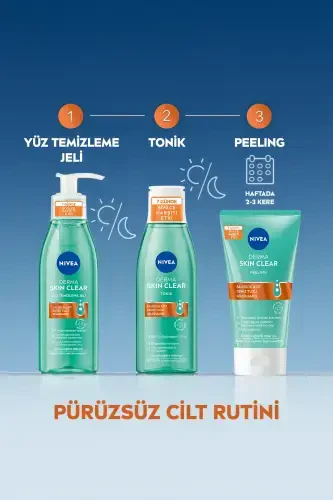 Очищающий пилинг для лица Derma Skin Clear против угревой сыпи 150 мл, салициловая кислота, очищающий поры - 7