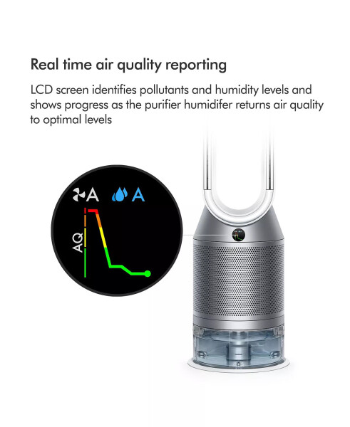 Очиститель воздуха с увлажнителем и охлаждающим вентилятором PH03 | Белый/Серебристый - 4