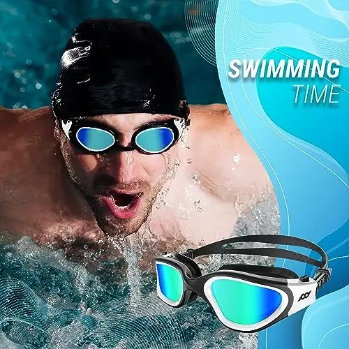 Очки для плавания POLARS DESIGN, поляризованные, противотуманные, для взрослых мужчин и женщин - 2