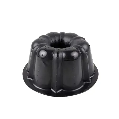 O’Creme Bakeable Plastic Mini Cake Pan with Container - Baking Pan With Non-Stick Silicone - Reusable Mold For Baking and Much More - and Clear Snap-Closure Container - 25 Cake Pans + 25 Containers - 6