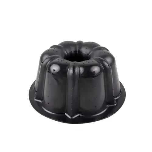 O’Creme Bakeable Plastic Mini Cake Pan with Container - Baking Pan With Non-Stick Silicone - Reusable Mold For Baking and Much More - and Clear Snap-Closure Container - 50 Cake Pans + 50 Containers - 6