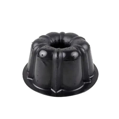 O'Creme Bakeable Plastic Mini Cake Pan with Container - Baking Pan With Non-Stick Silicone - Reusable Mold For Baking and Much More - and Clear Snap-Closure Container - 25 Cake Pans + 25 Containers - 6