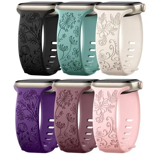 Odbeai Braided Band Compatible with Apple Watch Band 38mm 40mm 41mm 42mm 44mm 45mm 46mm 49mm Women Men, Adjustable Soft Strap Compatible with iWatch Series 10 9 8 7 6 5 4 3 2 1 SE Ultra/Ultra 2 - 1