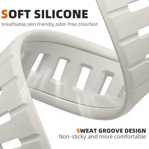 Odbeai Sport Band Compatible with Apple Watch Ultra 2 3/Ultra Band,Compatible with Apple Watch Bands for Men 49mm 46mm 45mm 44mm 42mm,Waterproof Silicone Strap for iWatch Bands All Series SE 11 10 9-1 - 3