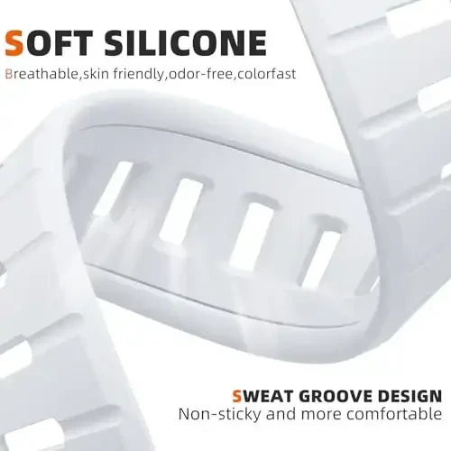 Odbeai Sport Band Compatible with Apple Watch Ultra 2/Ultra/Ultra 3 Band,Compatible with Apple Watch Bands for Men 49mm 46mm 45mm 44mm 42mm,Waterproof Silicone Strap for iWatch All Series SE 11 10 9-1 - 3