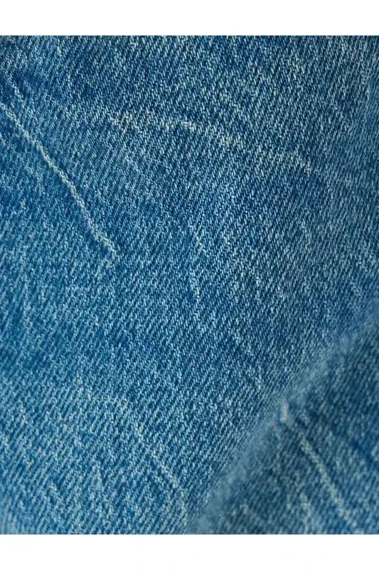 Oddiy bel paxtali to'g'ri kesimli jinsi shim - Mar - 6