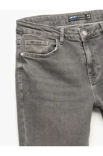 Oddiy Bel Paxtali Tor Beli Jins Shim - Mich - 6