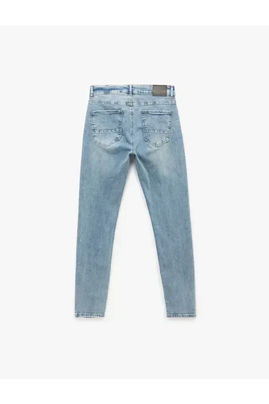 Oddiy Bel Paxtali Tor Betchali Jinsi Shim - Mich - 5