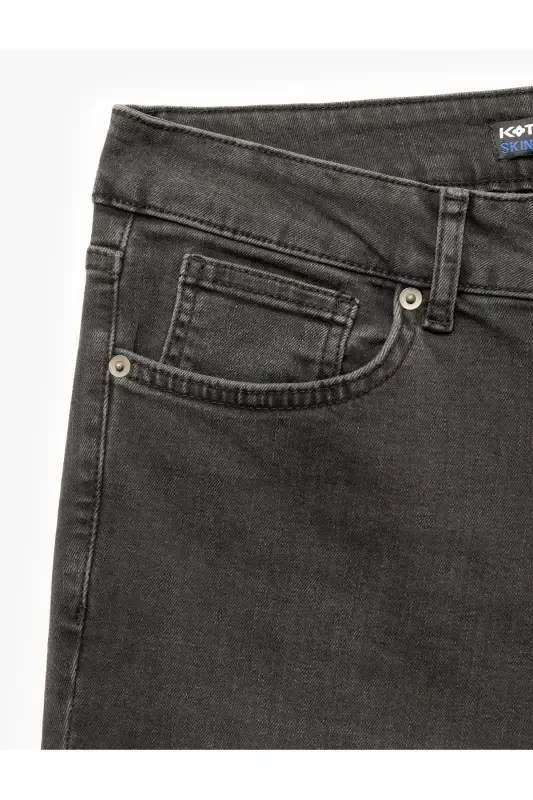 Oddiy Bel Paxtali Tor Shim Jinsi - Mich - 3