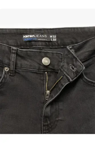 Oddiy Bel Paxtali Tor Shim Jinsi - Mich - 4