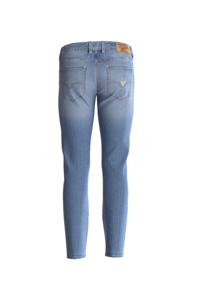 Oddiy belli oddiy ko'k rangli erkaklar uchun denim shimi M4RAS2D58M3R8TE_SLIM TAPERED - ECO - 4