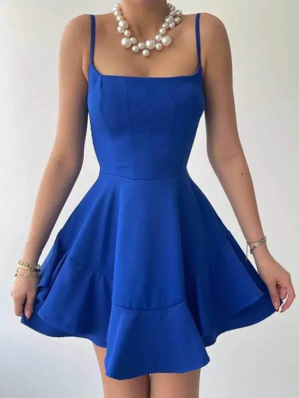 Oddiy ingichka kamzulli ko'ylak - 2