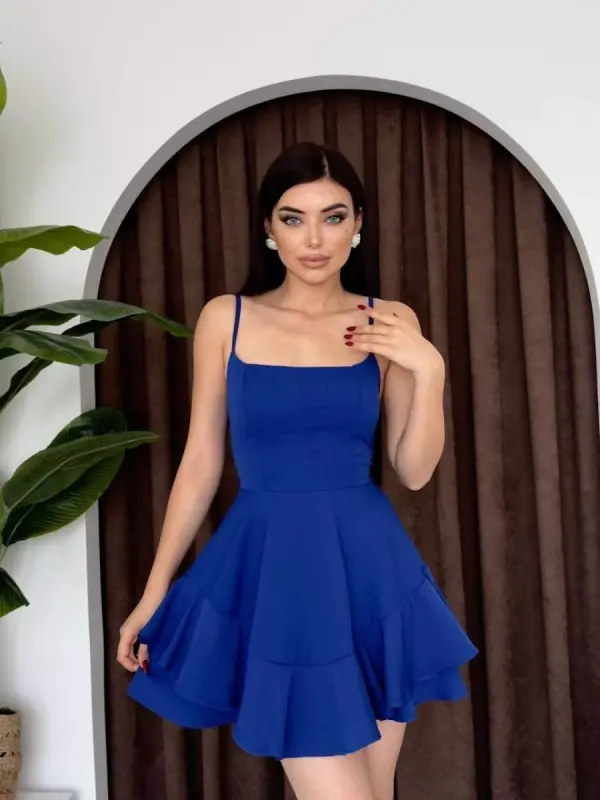 Oddiy ingichka kamzulli ko'ylak - 3