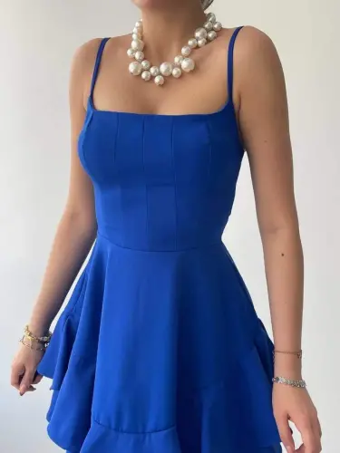 Oddiy ingichka kamzulli ko'ylak - 5