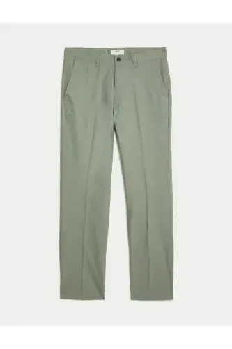 Oddiy o'tirishli zig'ir chino shimlari - 5