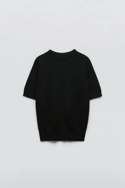 Oddiy qisqa yengli triko ko'ylagi - NEER