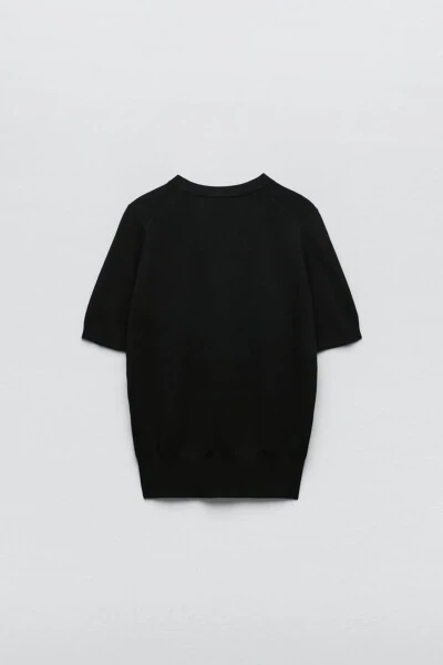 Oddiy qisqa yengli triko ko'ylagi - NEER (1)