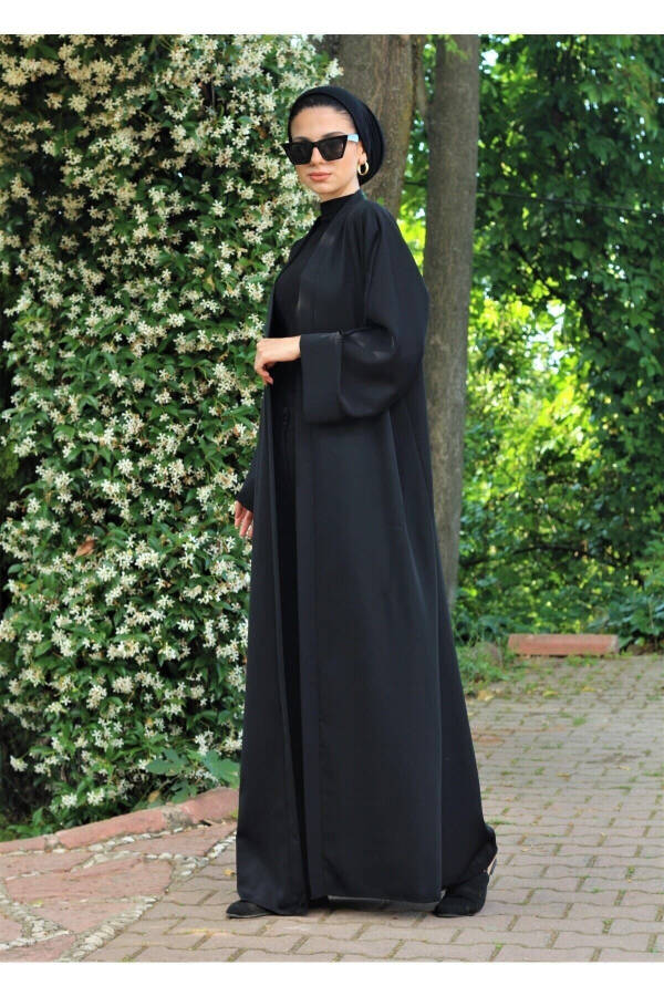 Oddiy Qora Abaya Ferace - 2