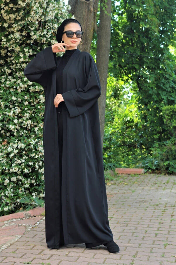 Oddiy Qora Abaya Ferace - 3