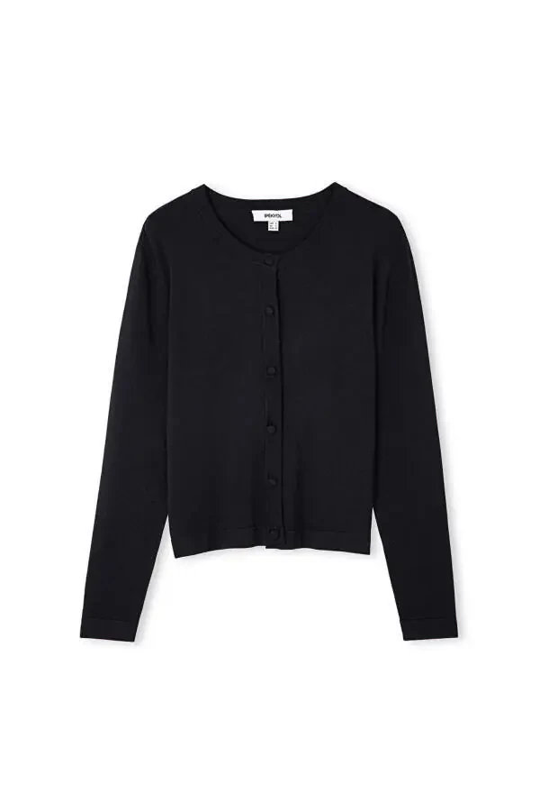 Oddiy triko kardigan - 3