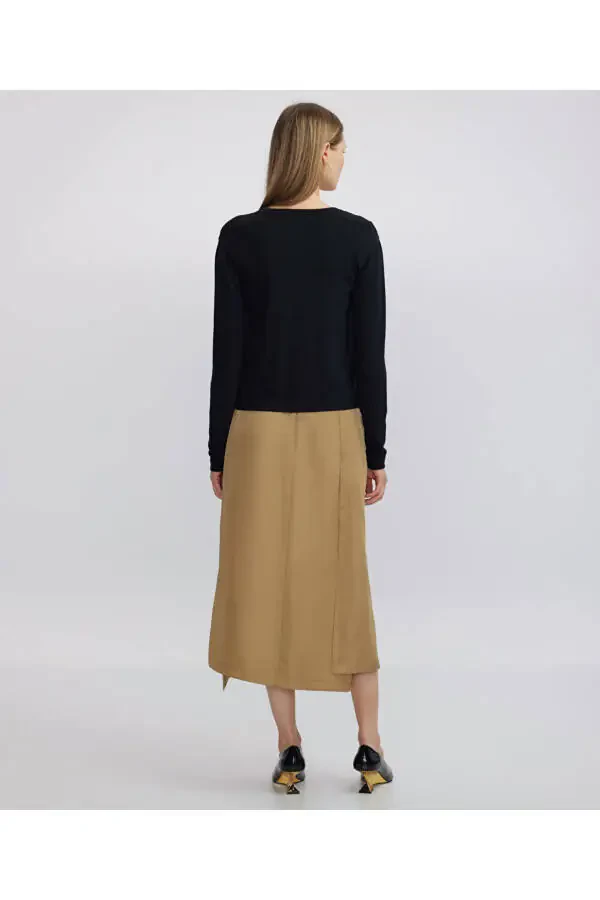 Oddiy triko kardigan - 6