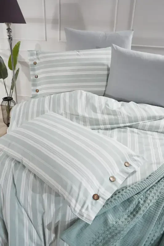 ОДНОМЕСТНЫЙ КОМПЛЕКТ ПОКРЫВАЛА ИЗ 3 ПРЕДМЕТОВ ESTIVO Зеленый-зеленый - 6