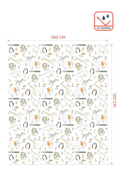 Одноразовые защитные покрытия для детского стульчика и игрового коврика - 1 рулон, 10 штук - 3