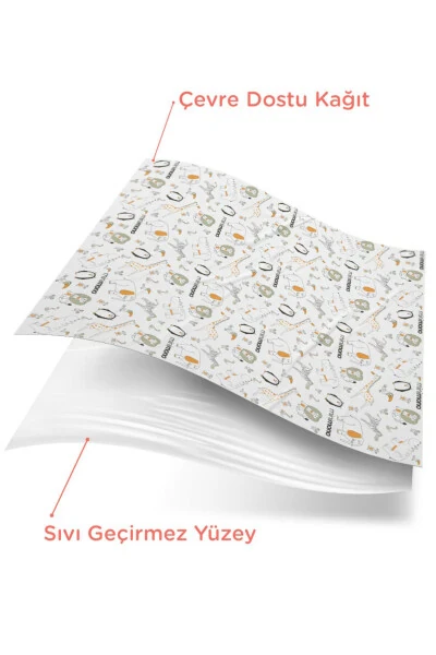 Одноразовые защитные покрытия для детского стульчика и игрового коврика - 1 рулон, 10 штук - 5