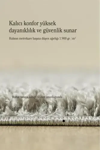 Однотонный Светло-серый Мягкий Плюшевый Ковер Shaggy Для Гостиной, Спальни, Прихожей, Кухонный Коврик - Светло-серый - 5