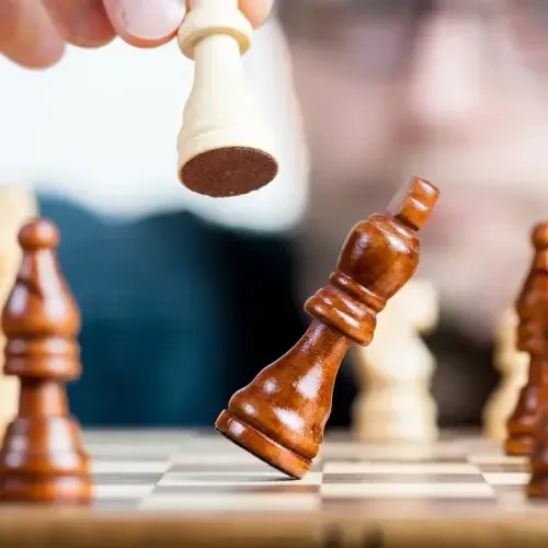 ODOMY Yangilangan Buklanadigan Yog'ochli Shaxmat Komplekti Saqlash Uyachalari Bilan - 8