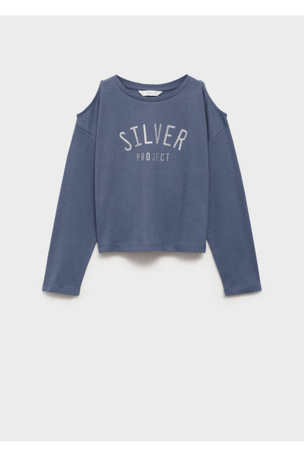 Off-the-shoulder cotton tee - 1