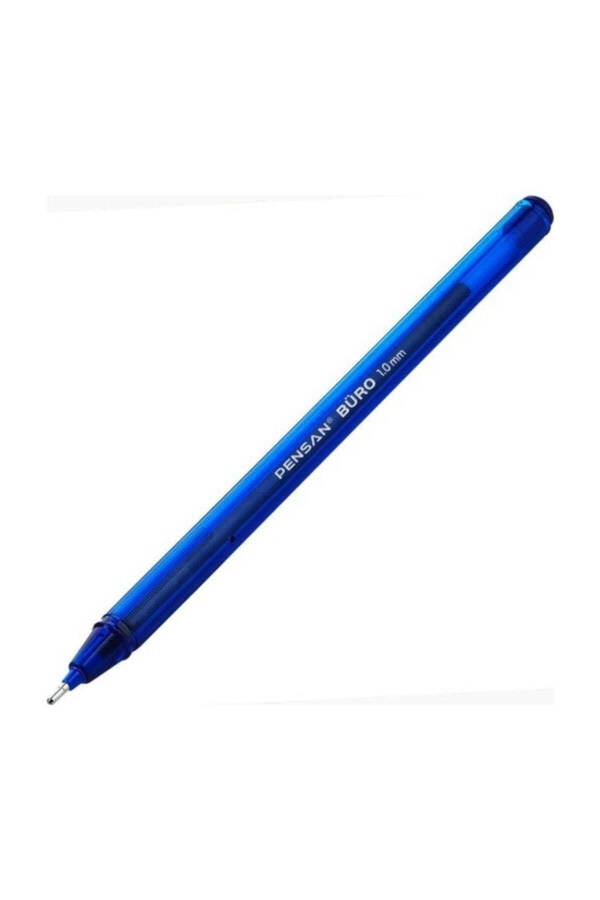 Office Ballpoint Pen Blue 1 Mm 50 Pack - 4