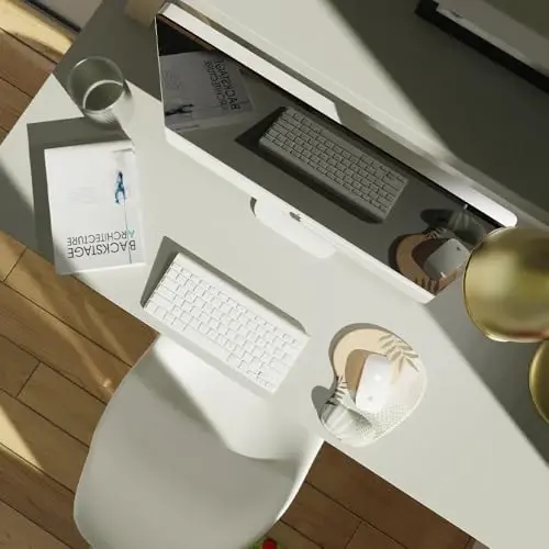 Office Mousepad Gel Bilakni qo'llab-quvvatlash bilan - Ergonomik o'yin ish stoli uchun sichqoncha - O'yin maydonchasi kauchuk taglik noutbuk kompyuter uchun - Silikon sirpanmaydigan maxsus teksturali sirt (15EarthyB) - 2