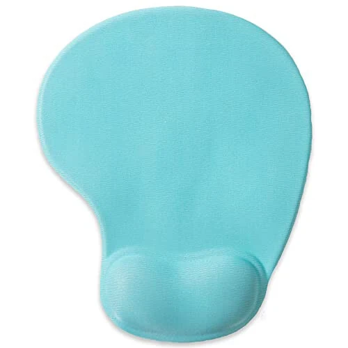 Office Mousepad with Gel Wrist Support - Ergonomic Gaming Desktop Mouse Pad Wrist Rest - Design Gamepad Mat Rubber Base for Laptop Computer -Silicone Non-Slip Special-Textured Surface (05LakeGreen) 